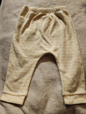 Disney Yellow and White Striped Baby Joggers